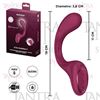 G for Goddess 2 (Wine Red) Estimulador de punto G con carga USB